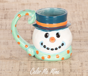 Aurora Snowman Mug