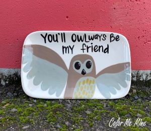 Aurora Owl Plate