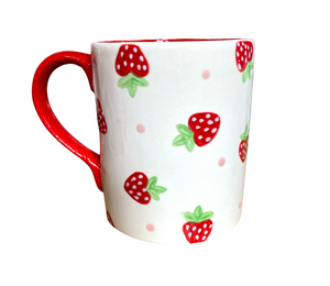 Aurora Strawberry Dot Mug