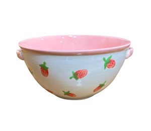 Aurora Strawberry Print Bowl