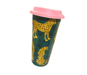 Aurora Cheetah Travel Mug