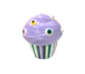 Aurora Eyeball Cupcake