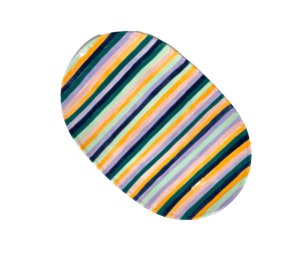 Aurora Stripes Platter