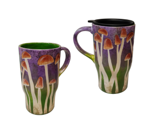 Aurora Mushroom Mugs