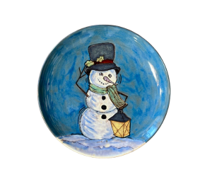 Aurora Rustic Glazed Snowman