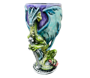 Aurora Antique Dragon Goblet