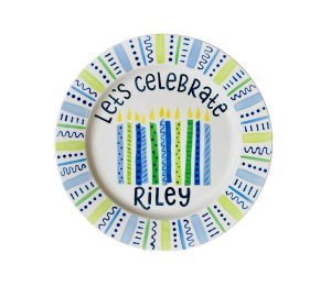Aurora Let's Celebrate Plate