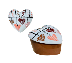 Aurora Heart Slanted Box